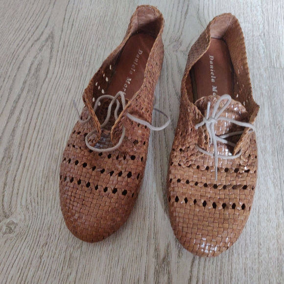 Brown Italian Woven Mocasins, Extremely Soft Genuine Leather 🇮🇹 - Picture 2 of 5